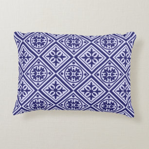 Coussins Décoratifs Oreiller Moderne Bleu Et Blanc