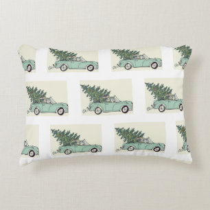 COUSSINS DÉCORATIFS OREILLER NOËL STYLE CABRIOLET CONVERTIBLE