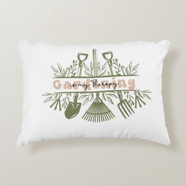 Coussins Décoratifs Oreiller pour amoureux des jardins (Devant)