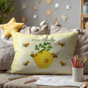 Coussins Décoratifs Oreiller réversible – Douceur en nid d'abeille