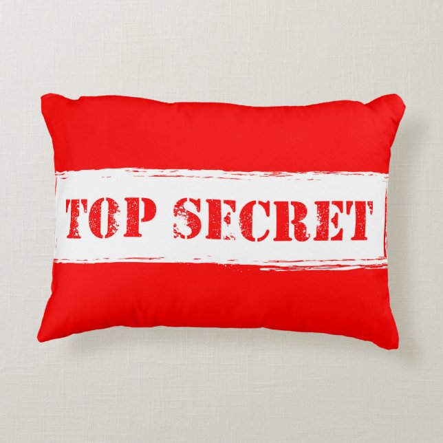 Coussins Décoratifs Oreiller Top Secret (Dos)