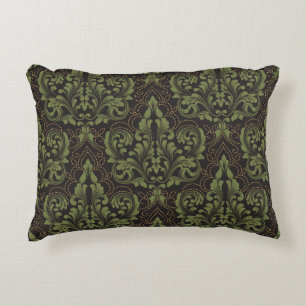 Coussins Décoratifs Ornement damassé classique de luxe à l'ancienne