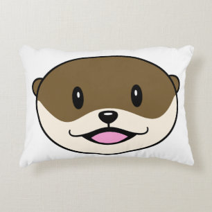 Coussins Décoratifs Otter souriant mignon