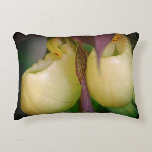 Coussins Décoratifs Paire de fleurs d'orchidée blanche