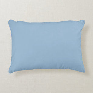 Coussins Décoratifs Pale bleu ciel couleur solide impression