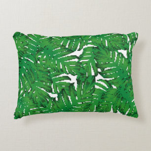 Coussins Décoratifs Palm Monstera Motif sans couture. Tropique verte b