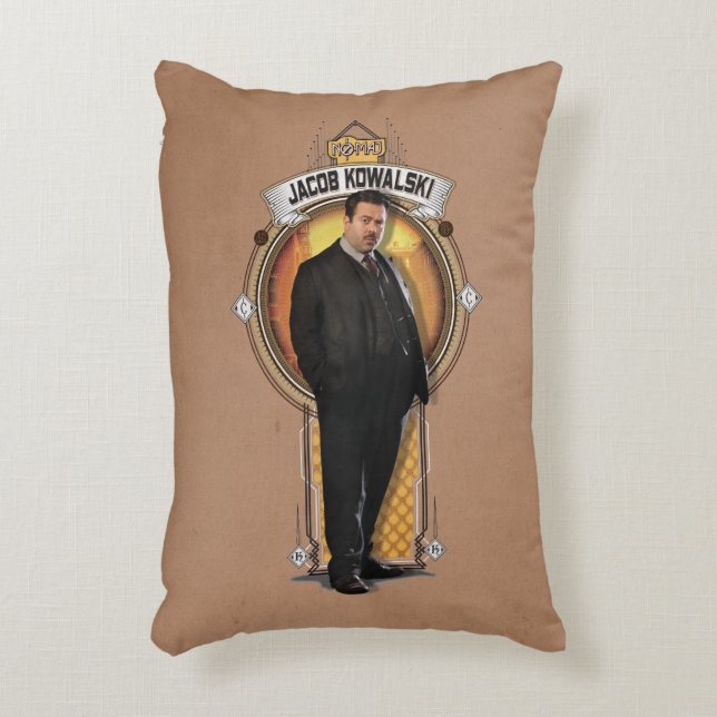 Coussins Décoratifs Panneau Art déco JACOB KOWALSKI™ (Devant(Vertical))