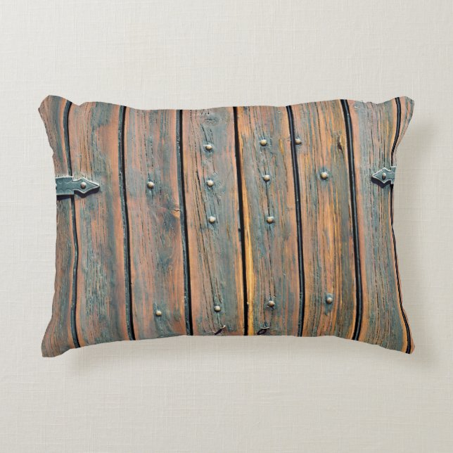 Coussins Décoratifs panneau en bois Brown (Devant)