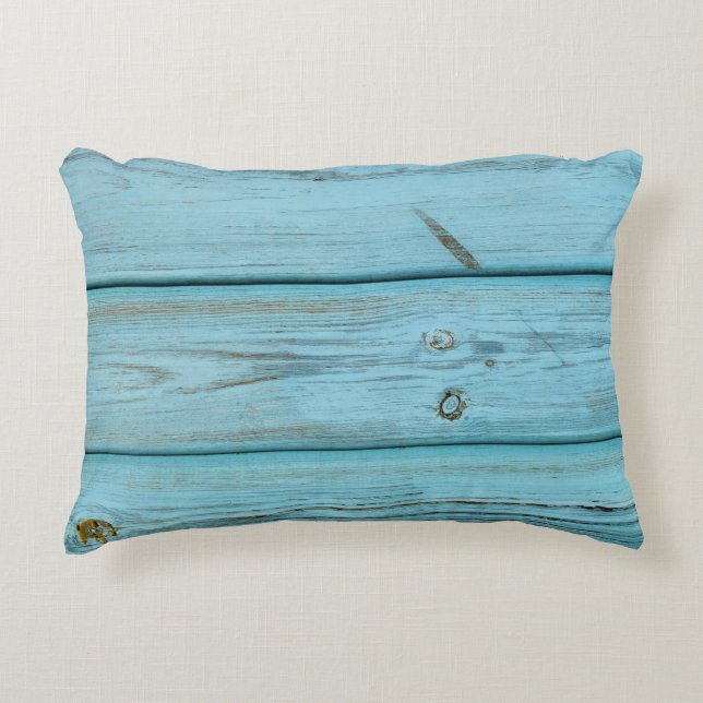 Coussins Décoratifs Panneau en bois gris et marron (Devant)