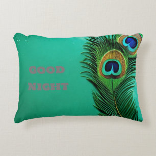 Coussins Décoratifs Paon bonne nuit