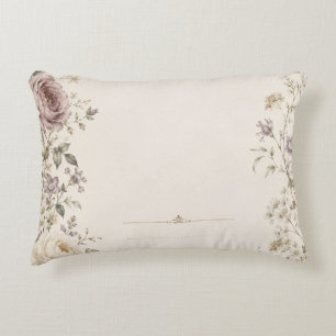 Coussins Décoratifs Papeterie de mariage de style jardin vintage