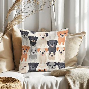 Coussins Décoratifs Papier Motif pour chiens mignons