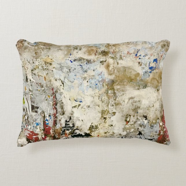 Coussins Décoratifs Papier peint Brown et rouge (Devant)