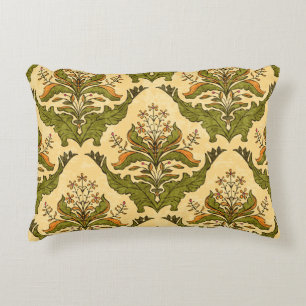 Coussins Décoratifs Papier peint floral classique : damassé stylisé.