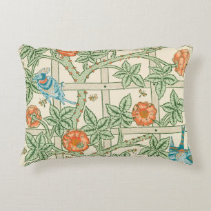 Coussins Décoratifs Papier peint victorien treillis de William Morris