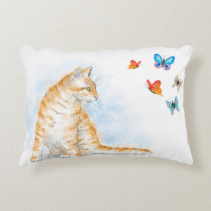 Coussins Décoratifs Papillon au chat 616