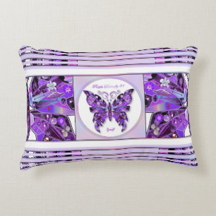 Coussins Décoratifs Papillon pourpre 31