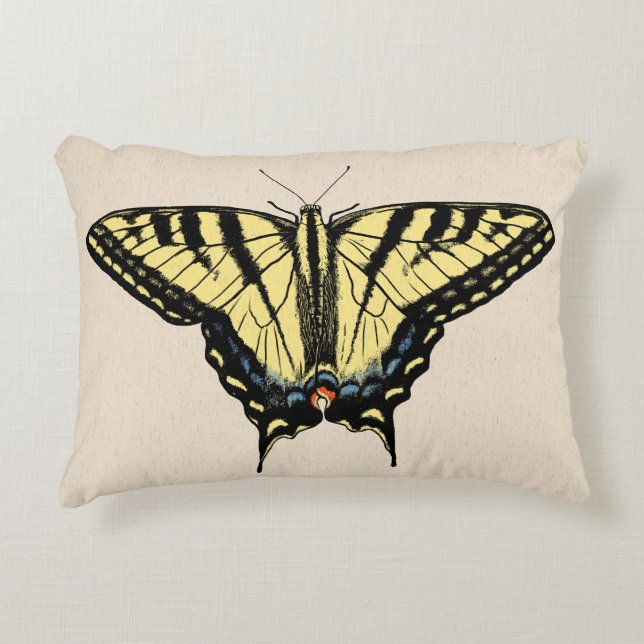 Coussins Décoratifs Papillon Southwestern jaune Swallowtail (Devant)