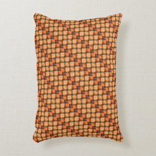 Coussins Décoratifs Parties d'échecs orange arrondies formant de nouve