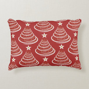 Coussins Décoratifs Parties scintillant minimaliste d'or Arbres de Noë