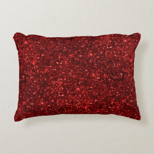 Coussins Décoratifs Parties scintillant rouges