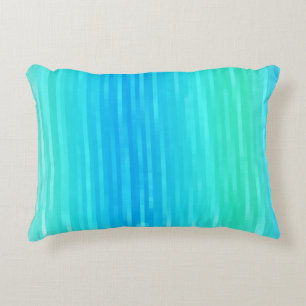 Coussins Décoratifs Pastel Abstrait Art Turquoise Turquoise Bleu Vert