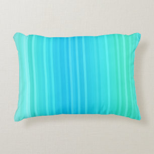 Coussins Décoratifs Pastel Abstrait Turquoise Bleu Bleu Grandes Têtes