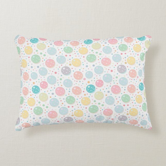Coussins Décoratifs Pastel Dots Motif non parfait (Devant)