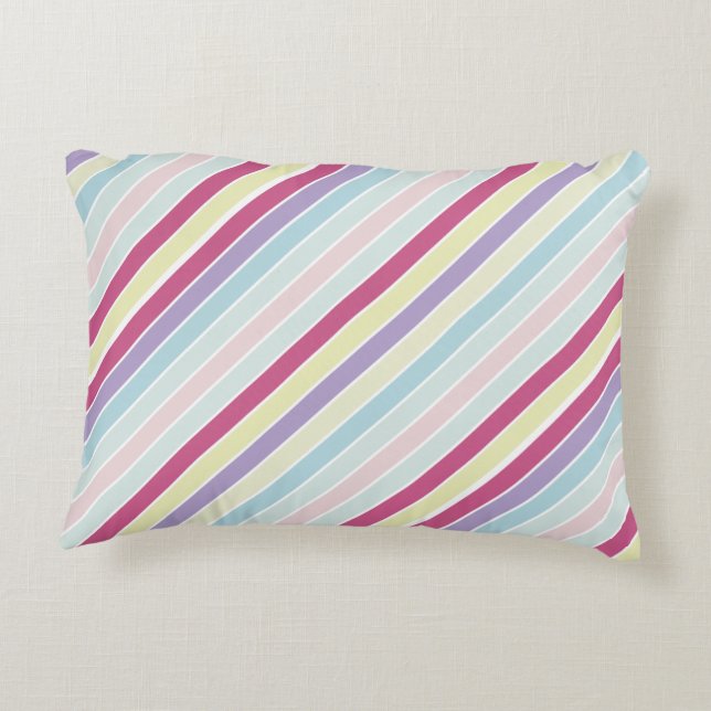Coussins Décoratifs Pastel Stripe (Dos)
