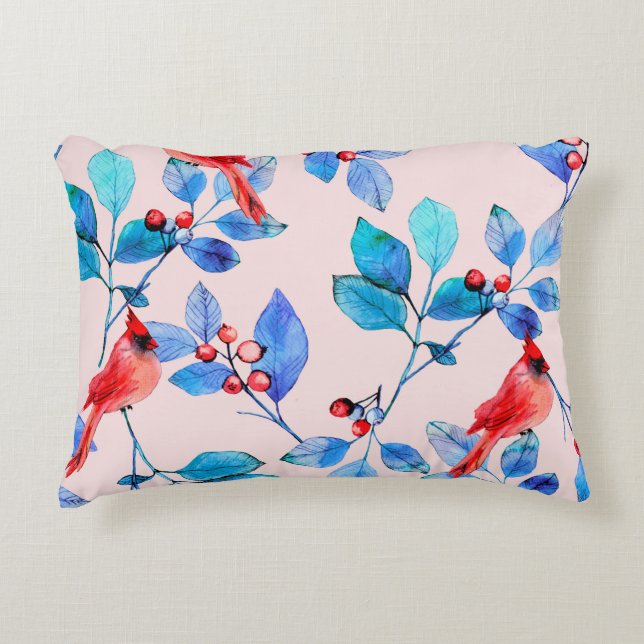 Coussins Décoratifs pattern background abstract red kaleidoscope desig (Devant)