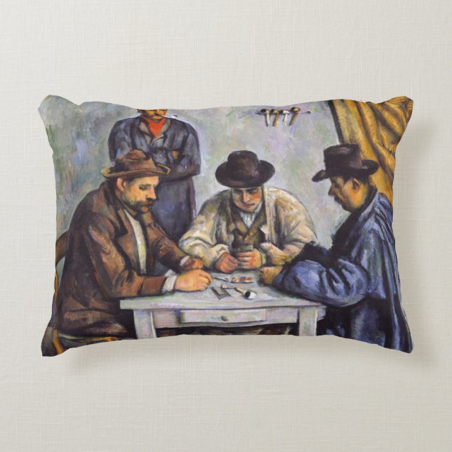 Coussins Décoratifs Paul Cezanne - Les Joueurs De Cartes (Devant)