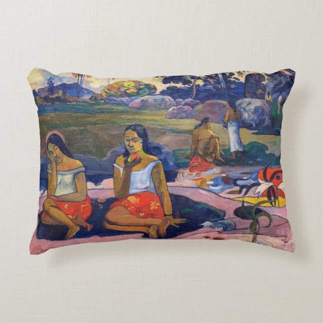 Coussins Décoratifs Paul Gauguin - Source sacrée, doux rêves (Devant)