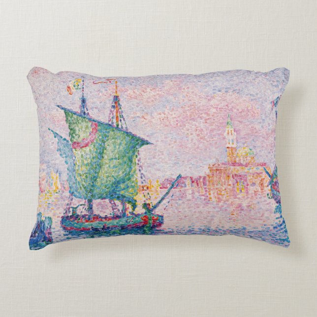 Coussins Décoratifs Paul Signac - Venise, Le Nuage Rose (Devant)