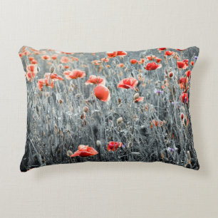 Coussins Décoratifs Pavot fleur sauvage