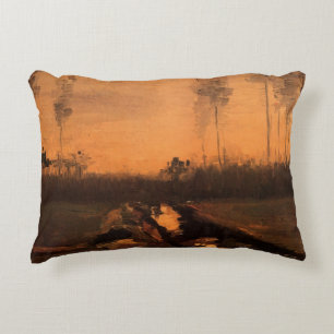 Coussins Décoratifs Paysage au crépuscule par Vincent van Gogh
