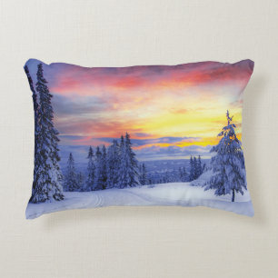 Coussins Décoratifs Paysage hivernal