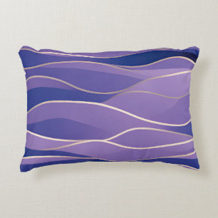 Coussins Décoratifs Paysage marin abstrait Vagues fracturées 26