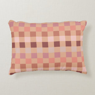 Coussins Décoratifs Peach Fuzz Checkerboard