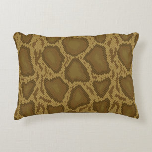 Coussins Décoratifs Peau de serpent, motif de reptile
