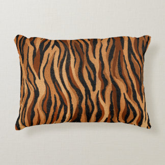 Coussins Décoratifs Peau de tigre : motif sans couture dessiné à la ma