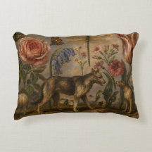Peinture à l'huile botanique et faune forestière