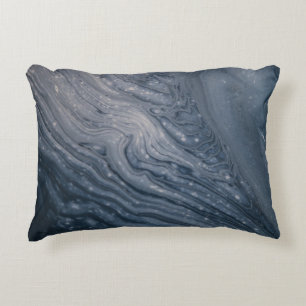 Coussins Décoratifs Peinture abstraite grise et noire