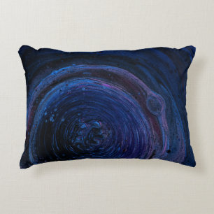 Coussins Décoratifs Peinture abstraite violette et marron