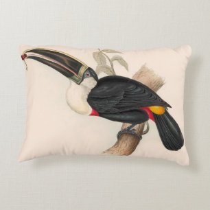 Coussins Décoratifs Peinture animalière d'antiquités Toucans