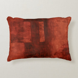 Coussins Décoratifs Peinture cramoisie profonde avec des formes