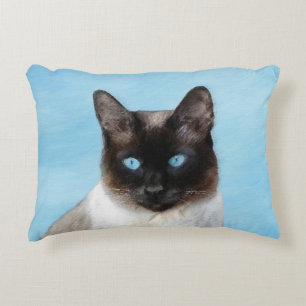 Coussins Décoratifs Peinture de chats de Siamese - Cute Original Cat A