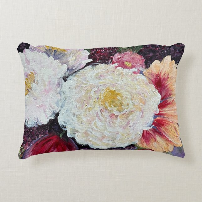 Coussins Décoratifs peinture de fleur Sweet Delight (Devant)