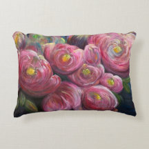 Peinture de fleurs roses d'exubérance
