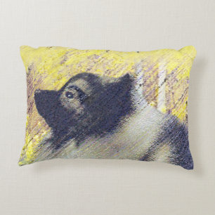 Coussins Décoratifs Peinture en teint de Keeshond - jolie art original