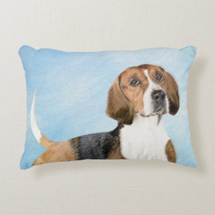 Coussins Décoratifs Peinture Foxhound en anglais - Joli art original c